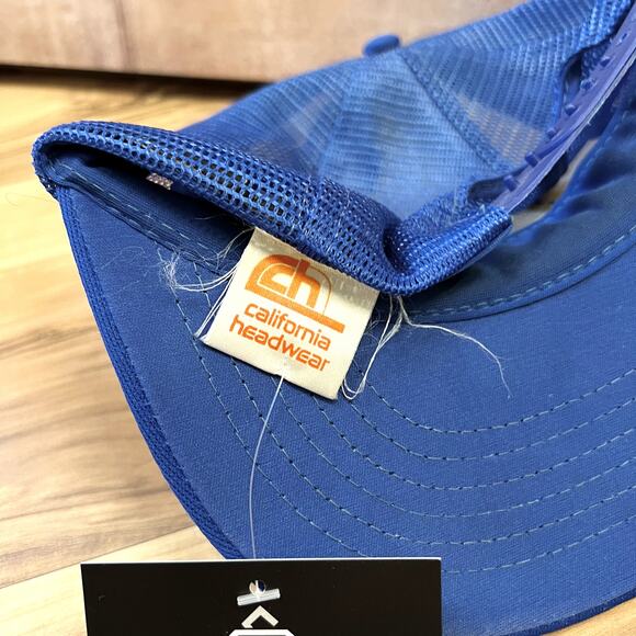 80s Los Angeles LA Dodgers MLB Trucker Snapback Hat California Headwear Vintage - Picture 5 of 5